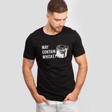 may contain whiskey black shirt
